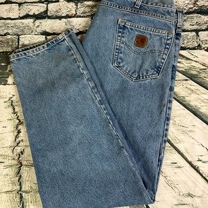 Men’s Carhartt Denim Work Relaxed Fit Jeans  40x32‎